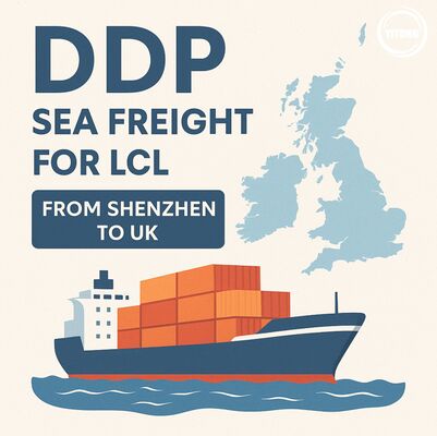 Pengiriman Laut DDP untuk LCL Dari Shenzhen Ke Inggris